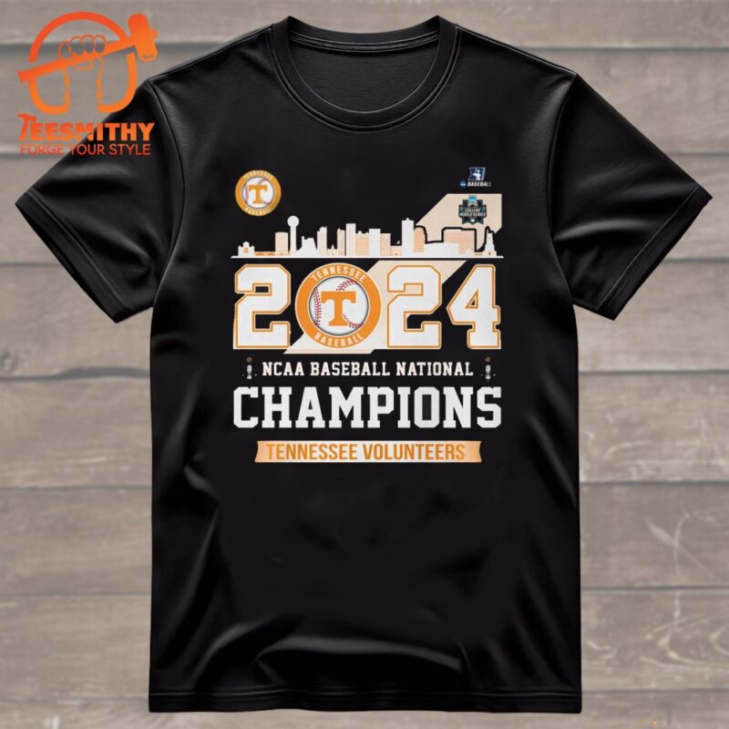 Tennessee Volunteers 2024 NCAA Men’s Baseball Champions T Shirt