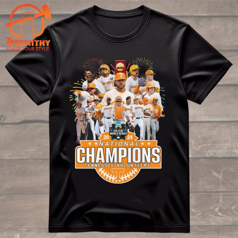 Tennessee Volunteers 2024 NCAA Men’s Baseball Division I College World Series Champs T Shirt
