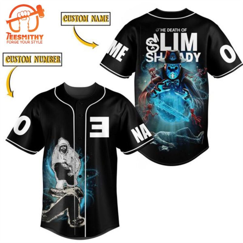 The Death Of Slim Shady Eminem Baseball Jersey