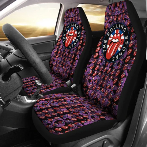 The Rolling Stones Rock And Roll Band Car Seat Covers Music Band Car Accessories