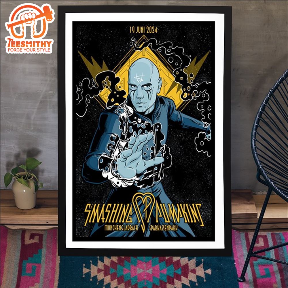 The Smashing Pumpkins June 19 2024 SparkassenPark Monchengladbach Germany Poster Canvas