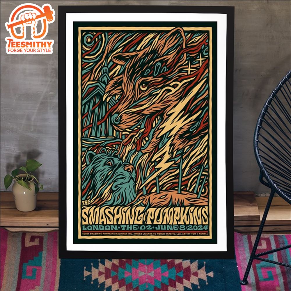 The Smashing Pumpkins Show At The O2 On June 8, 2024 Poster