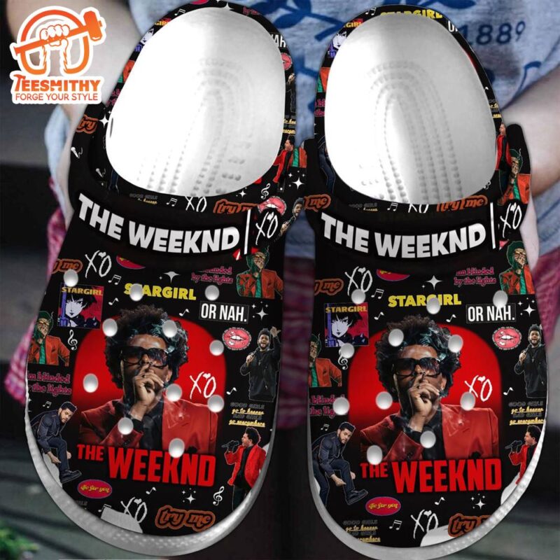 The Weeknd Music Crocs Crocband Clogs Shoes Comfortable For Men Women and Kid