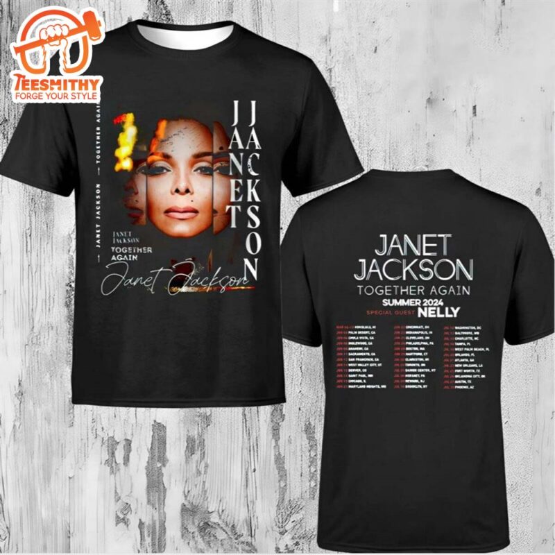 2024 Tour Janet Jackson Together Again T-Shirt