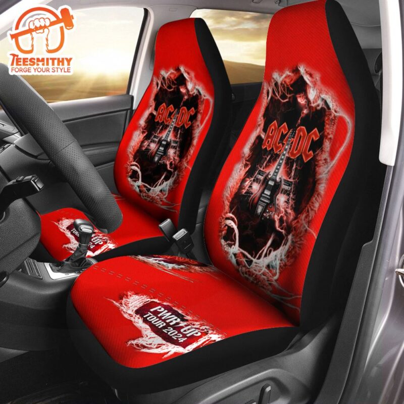 ACDC 2PCS Car Seat Cover, Music Car Seat Cover