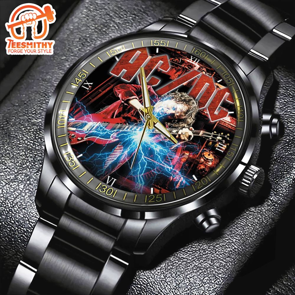 ACDC x Angus Young Custom Stainless Steel Watch