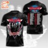 Aerosmith The Bad Boys From Boston Tour 2024 3D Shirt