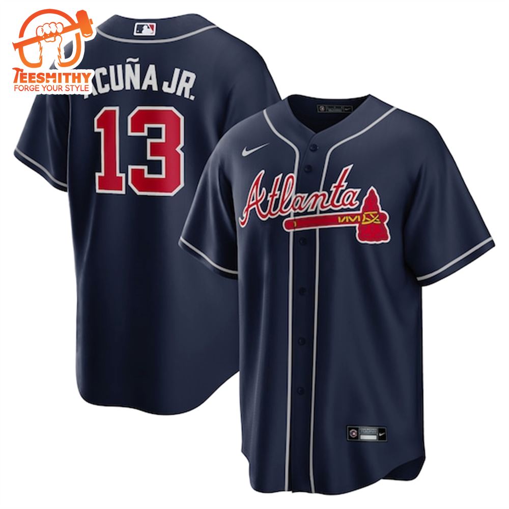 Atlanta Braves Custom Name Baseball Jersey