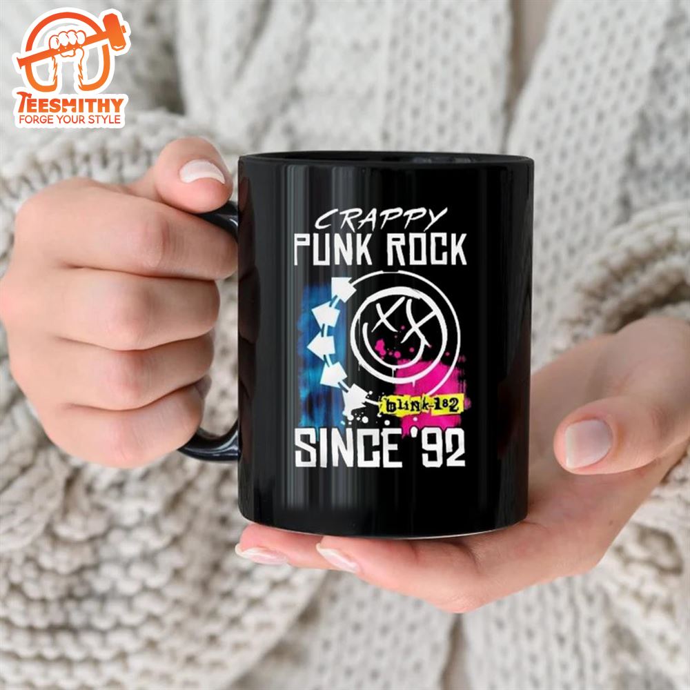 Blink 182 Crappy Punk Rock Since ’92 Mug