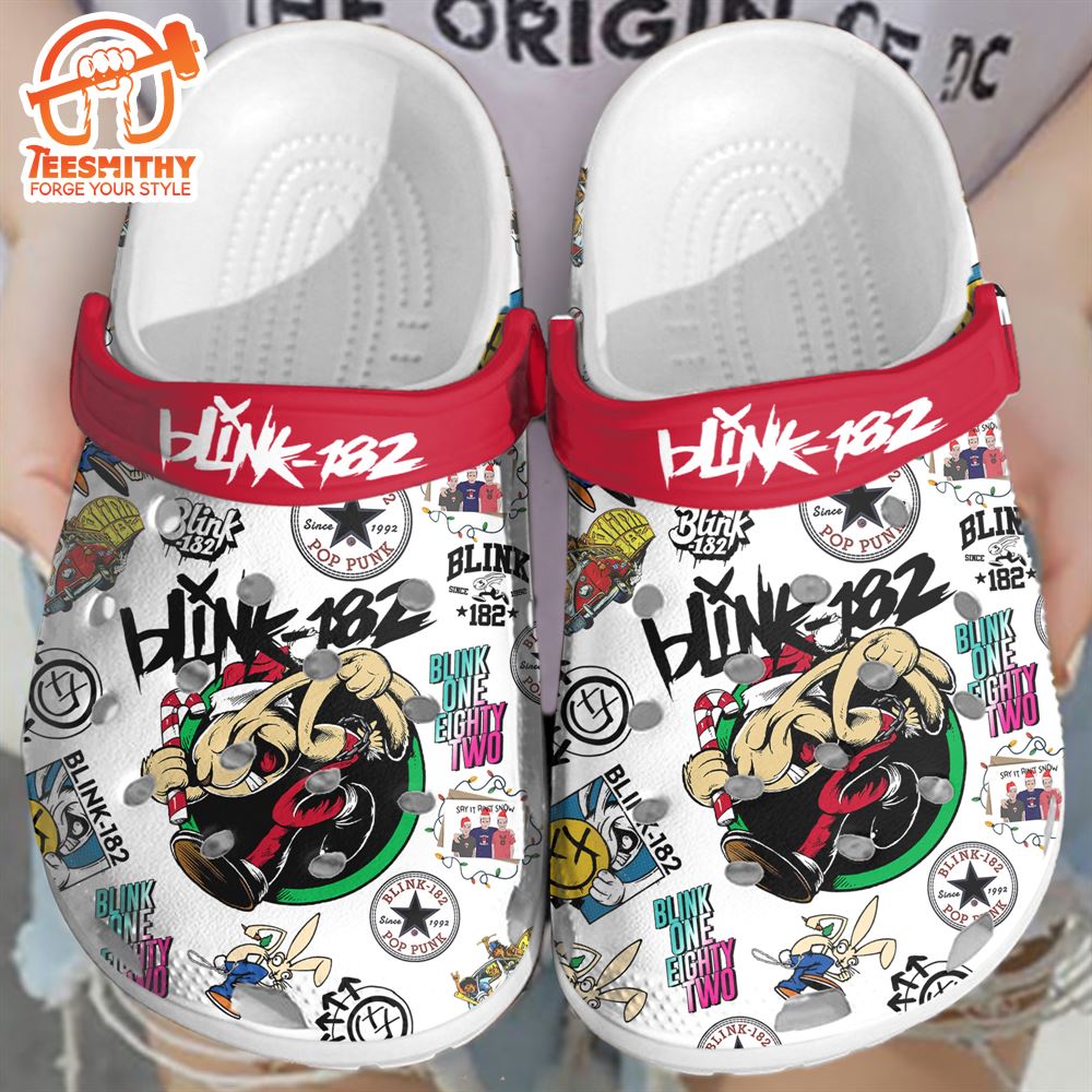 Blink-182 Custom Tour Music 2024 Clogs Shoes