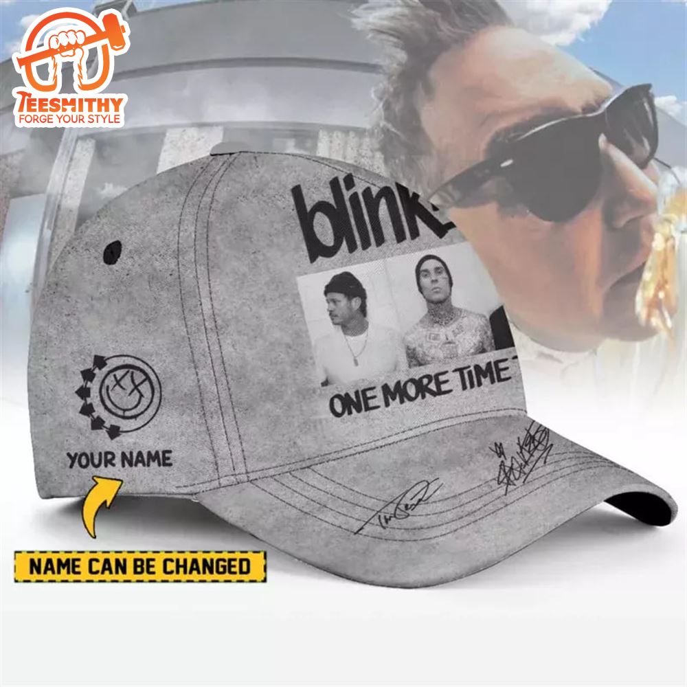 Blink-182 World Tour 2024 Concert Custom Name Classic Cap