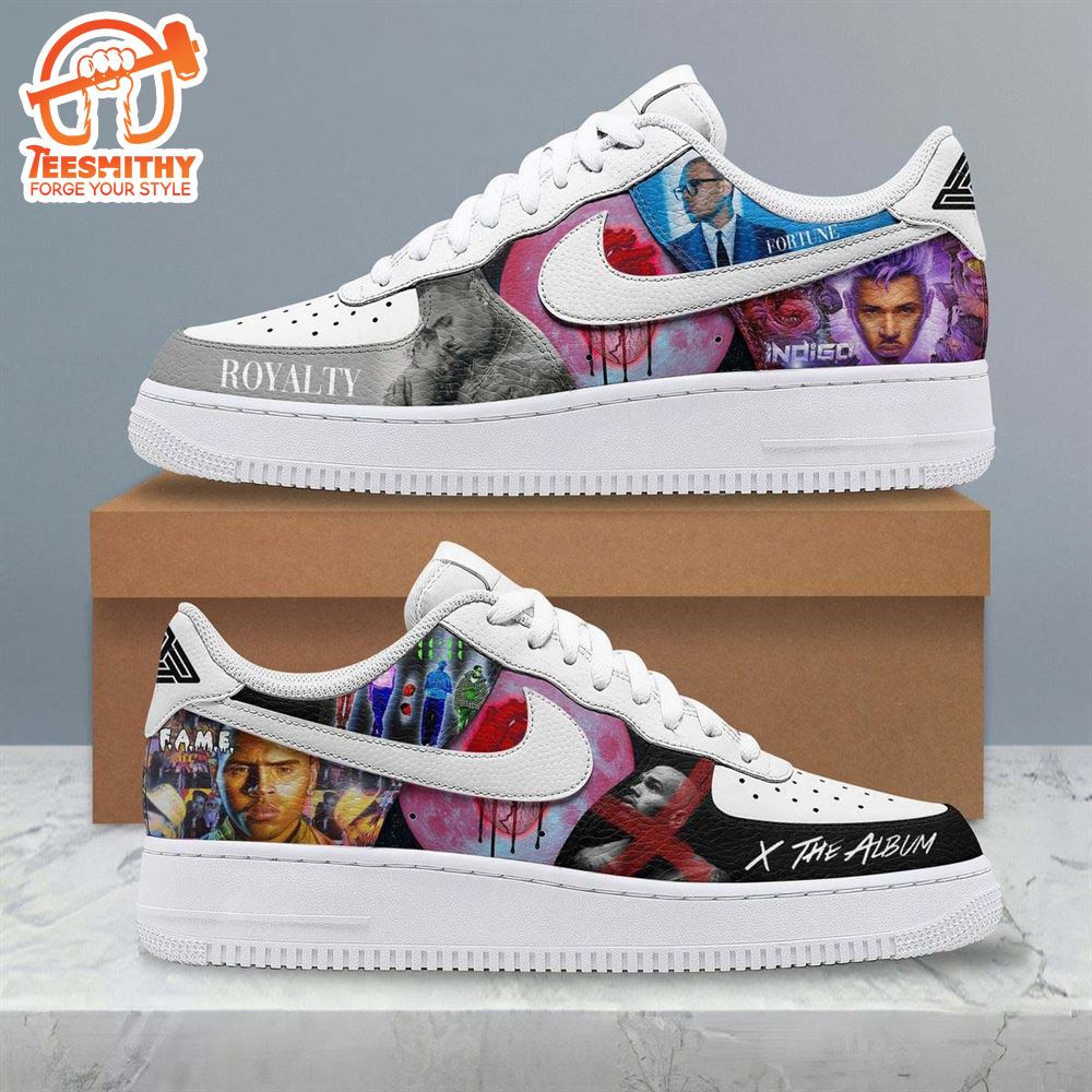 Chris Brown Tour Music 2024 Air Force 1 Sneaker