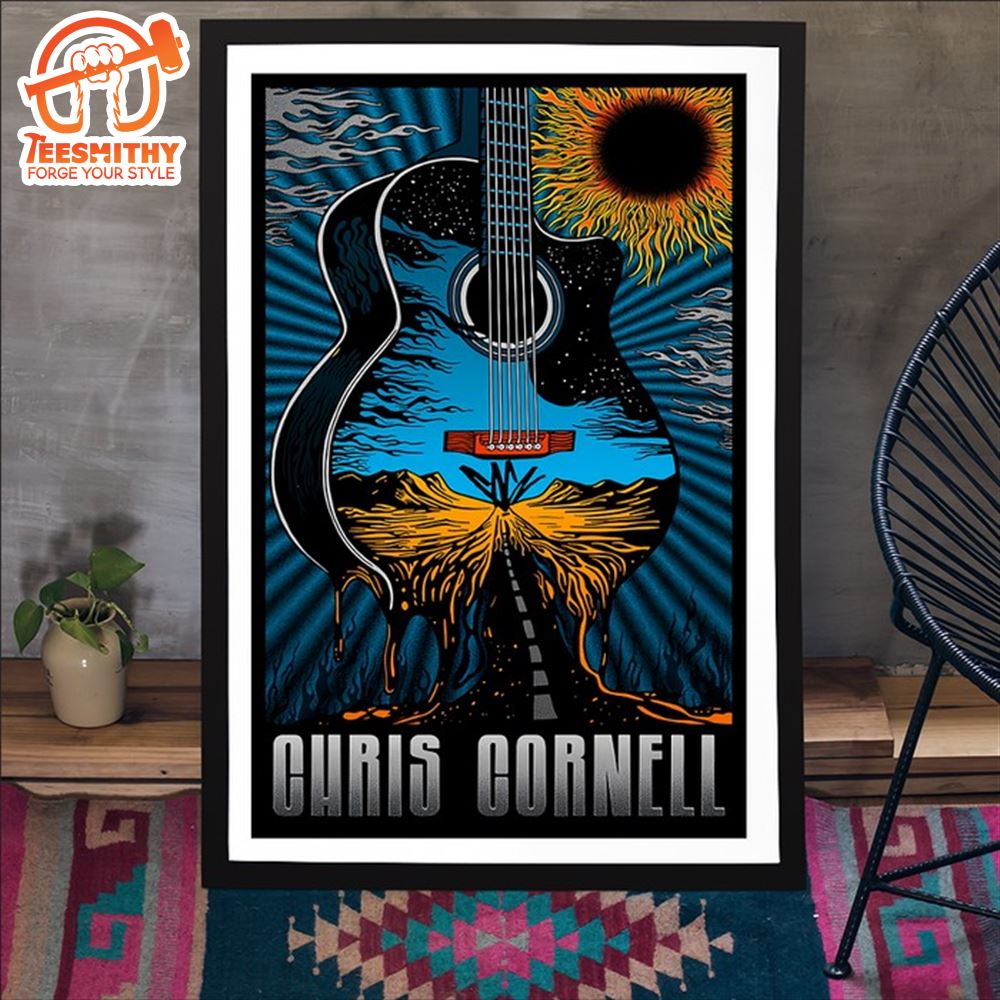 Chris Cornell Anniversary July 20, 2024 Limited Edition Poster Canvas