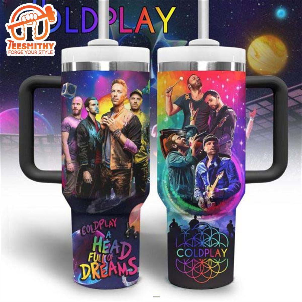 Coldplay Rock Band A Head Full Of Dreams Stanley Tumbler 40oz