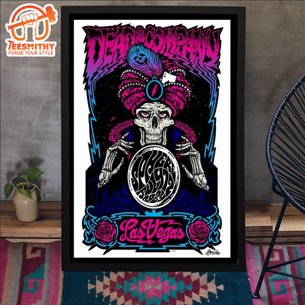 Dead & Company Sphere July 12, 2024 Las Vegas Nevada VIP Poster Canvas