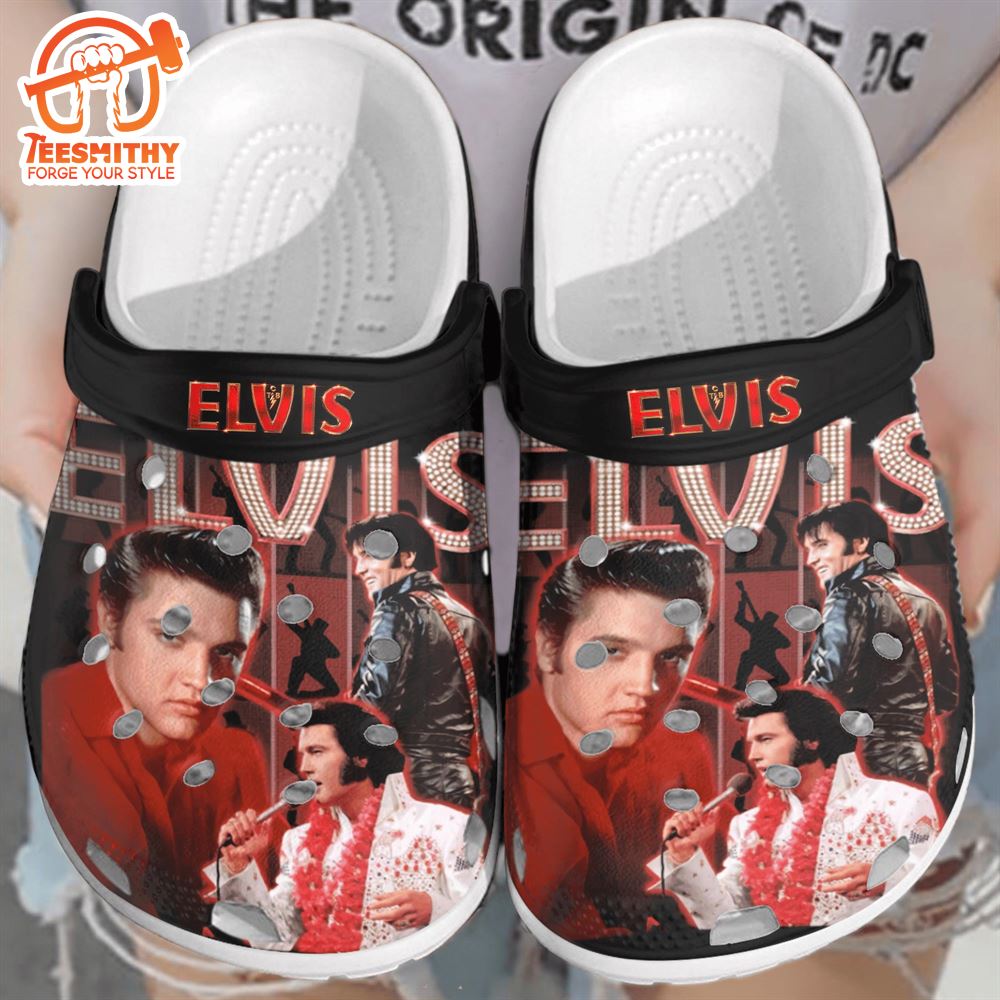 Elvis Presley Custom Name Clogs Shoes