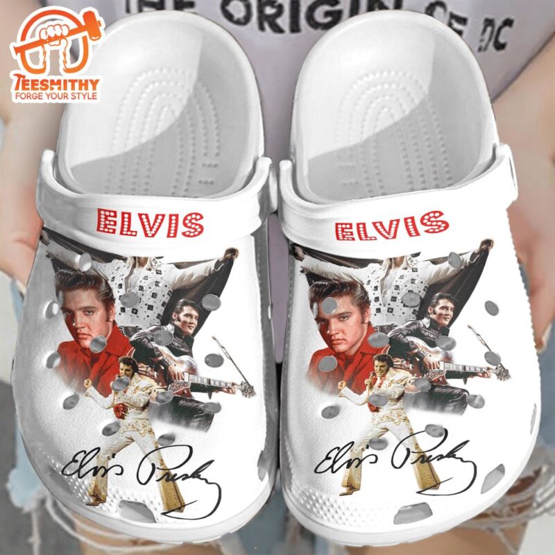 Elvis Presley Custom Tour Music 2024 Crocs Clogs Shoes