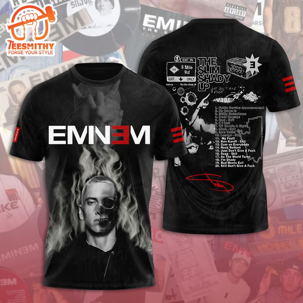 Eminem 3D The Death Of Slim Shady LP T-shirt