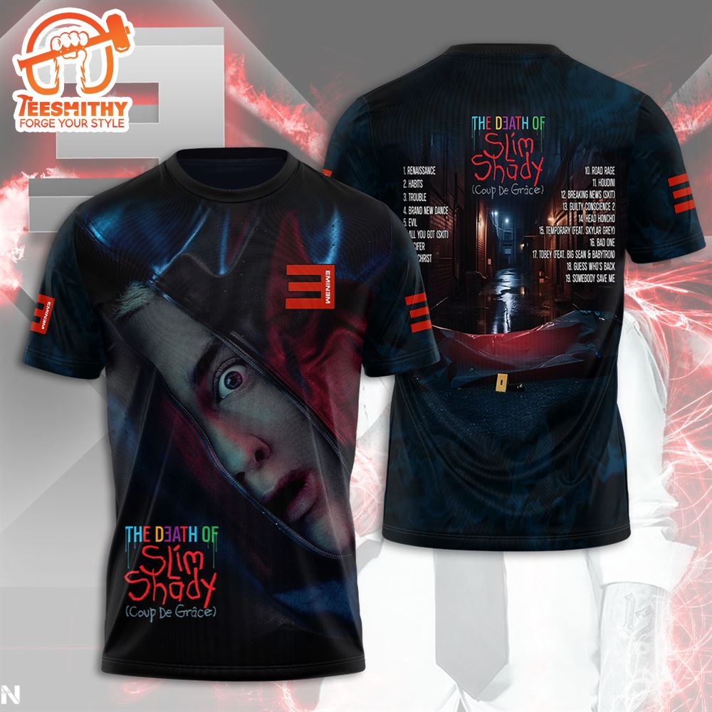 Eminem Announces New Single Houdini Fan Gifts 3D Shirt