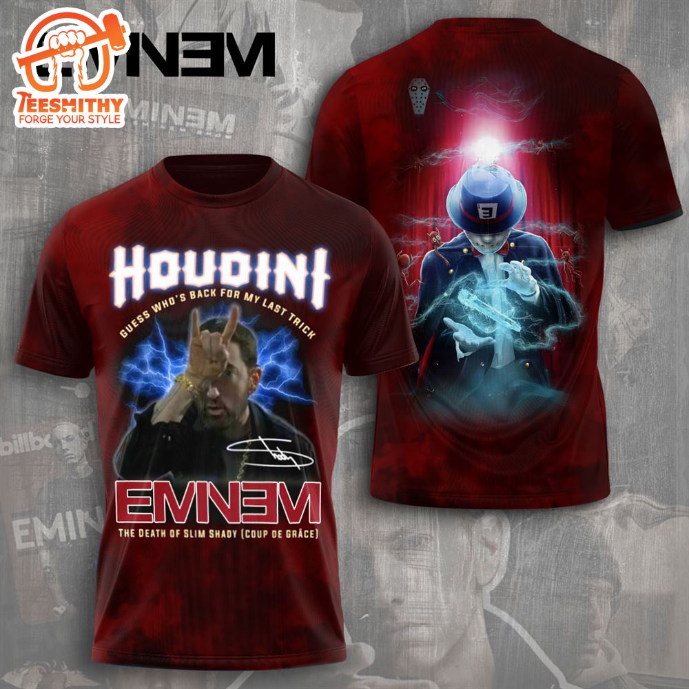 Eminem Houdini New Album 3D T-shirt