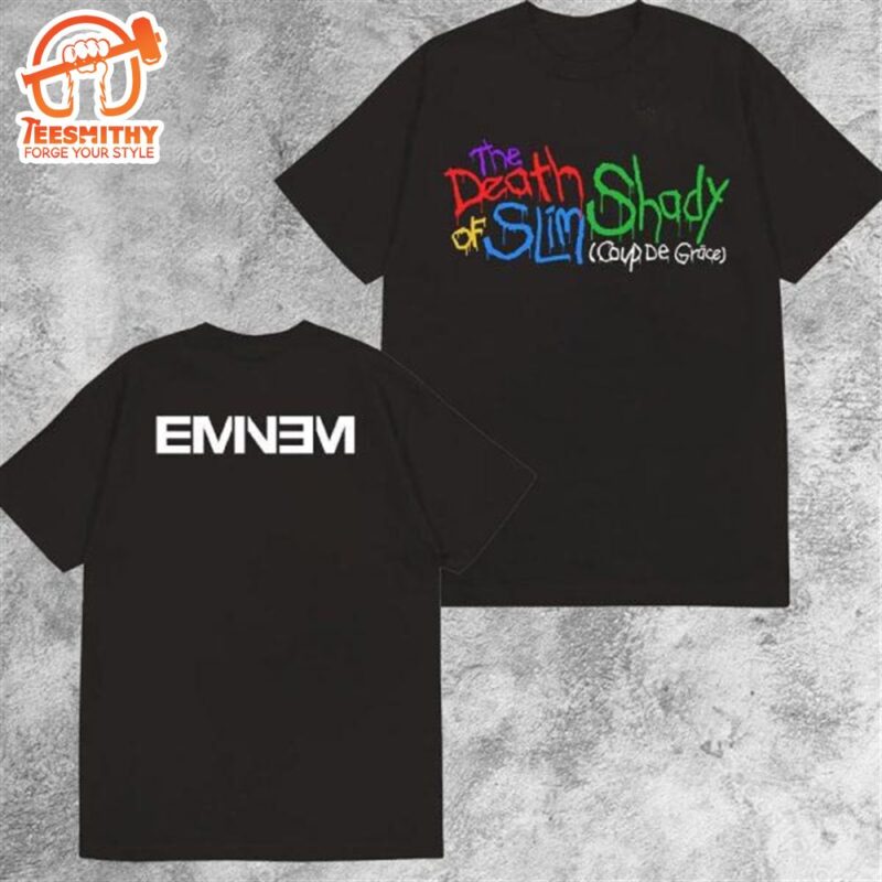 Eminem Logo Of New Album The Death Of Slim Shady Coup De Grace T-shirt Unisex