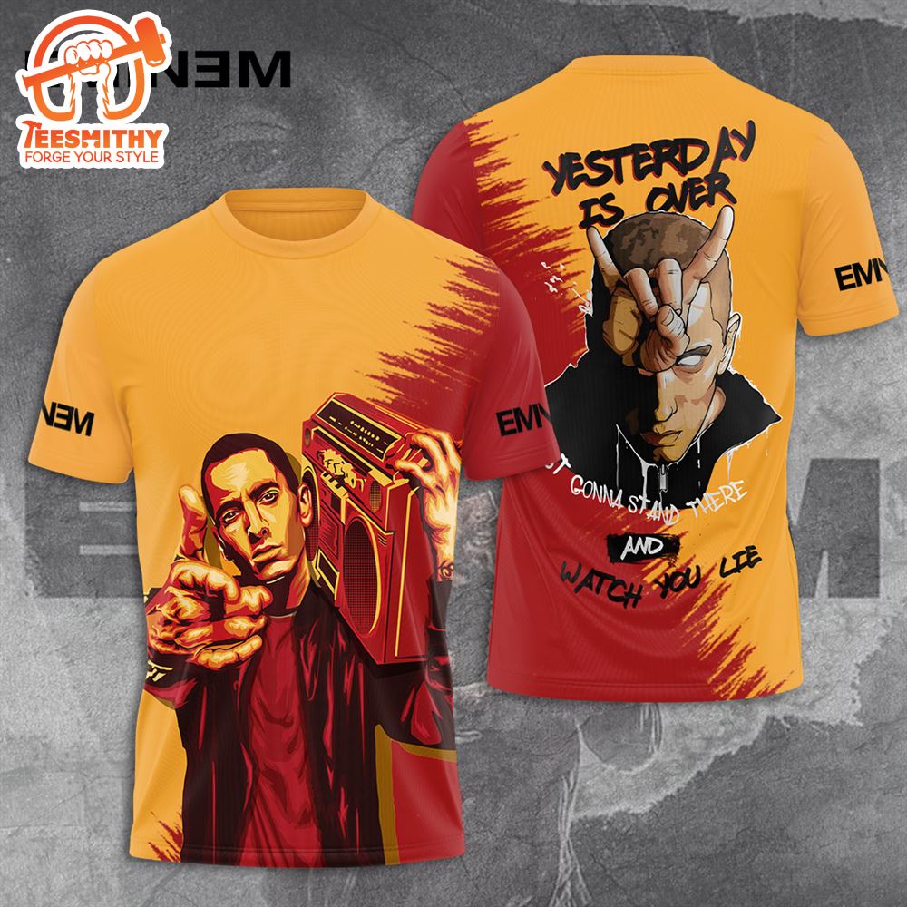 Eminem Music Rapper Singer Hip Hop Rap 3D Shirt