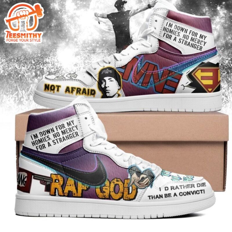 Eminem Rap God Custom Nike Air Jordan 1 Sneakers