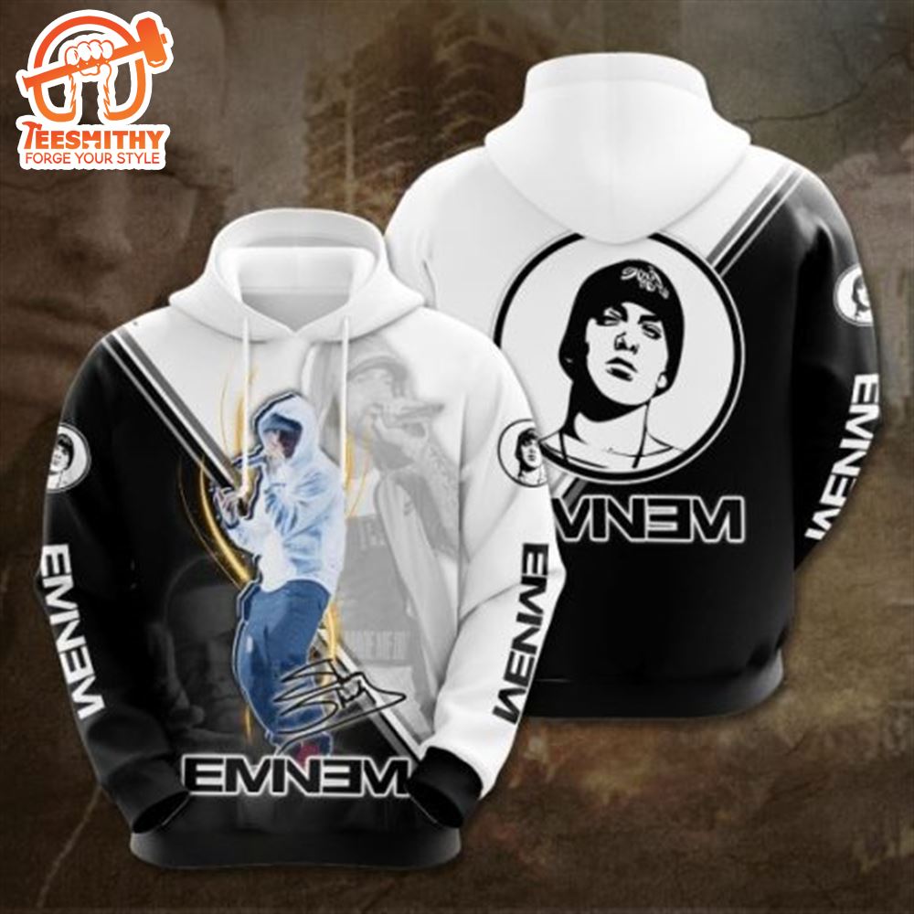 Eminem Rapper Signature Pullover Hoodie