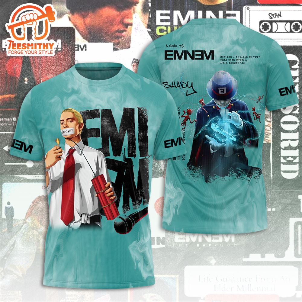 Eminem Rapper Tour Music 3D Shirt