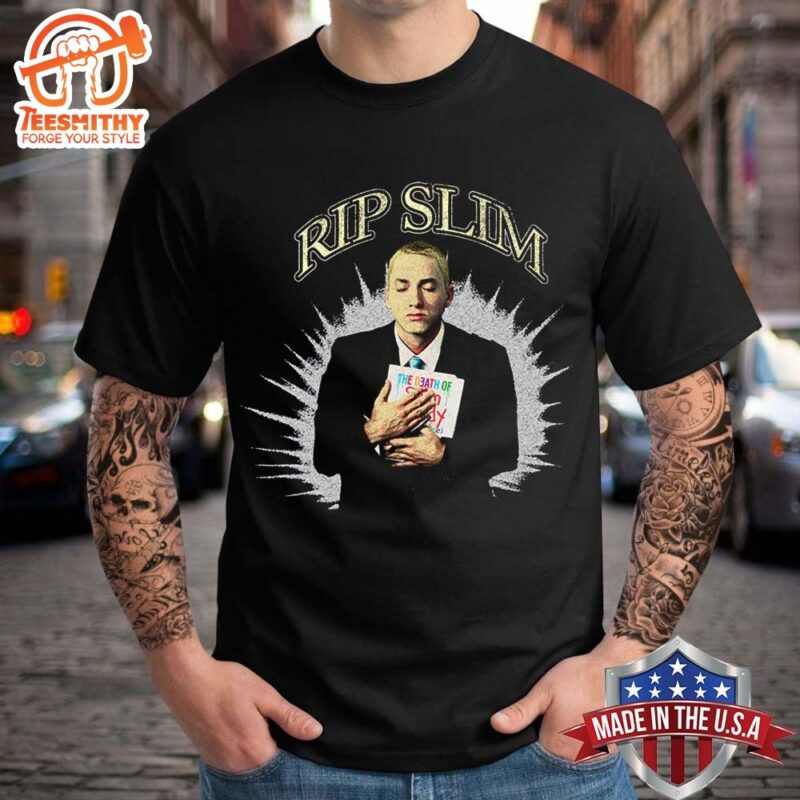 Eminem The Death Of Slim Shady RIP Slim Vintage T-Shirt