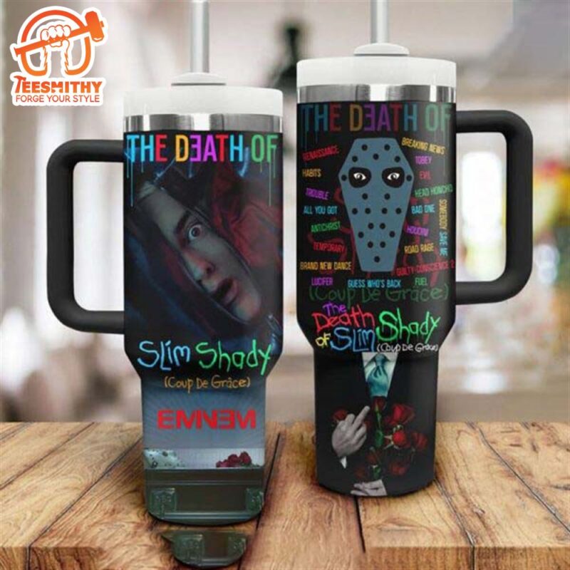 Eminem The Death Cover Of Slim Shady Stanley Tumbler Cup