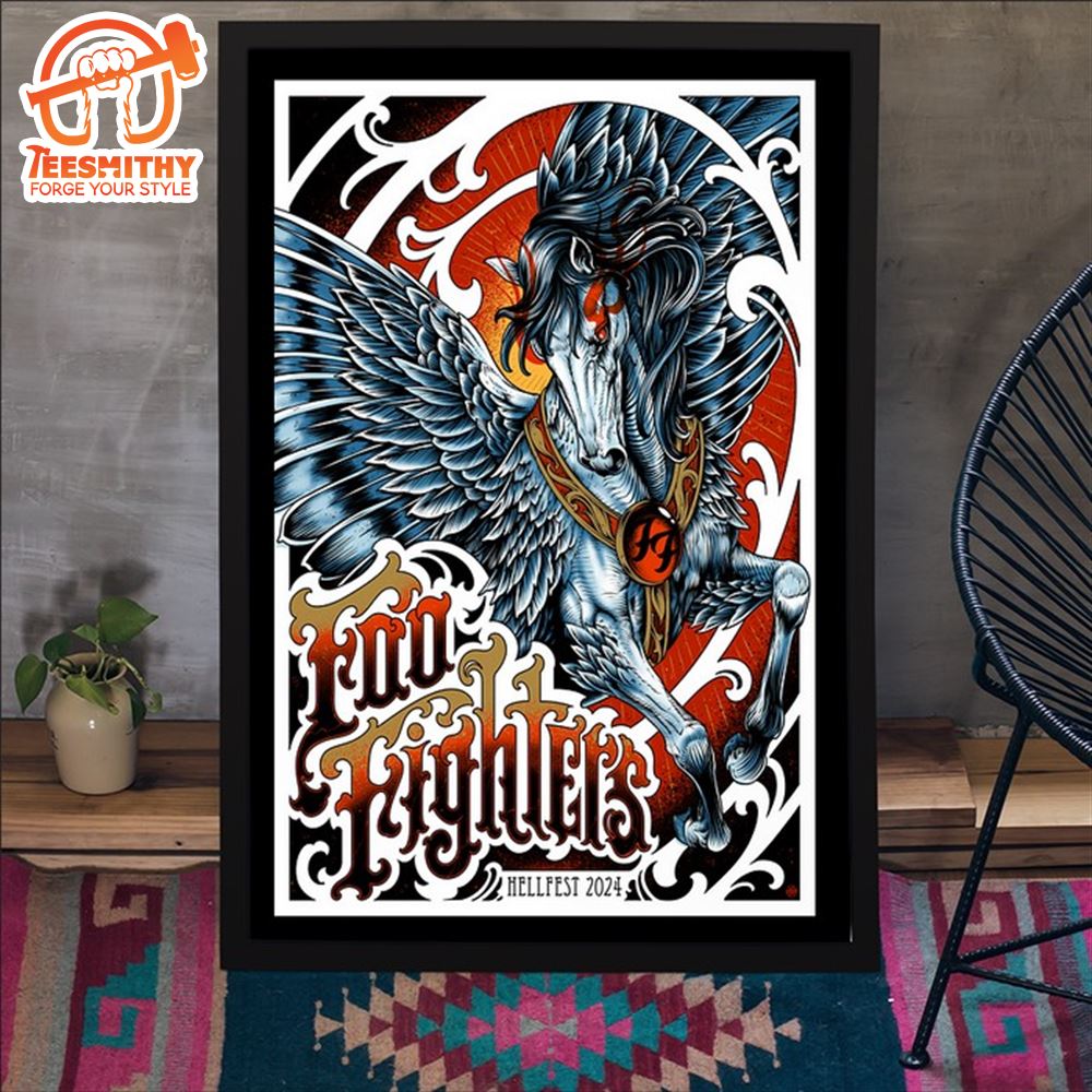 Foo Fighters June 30 2024 Val De Moine Clisson France Poster Canvas