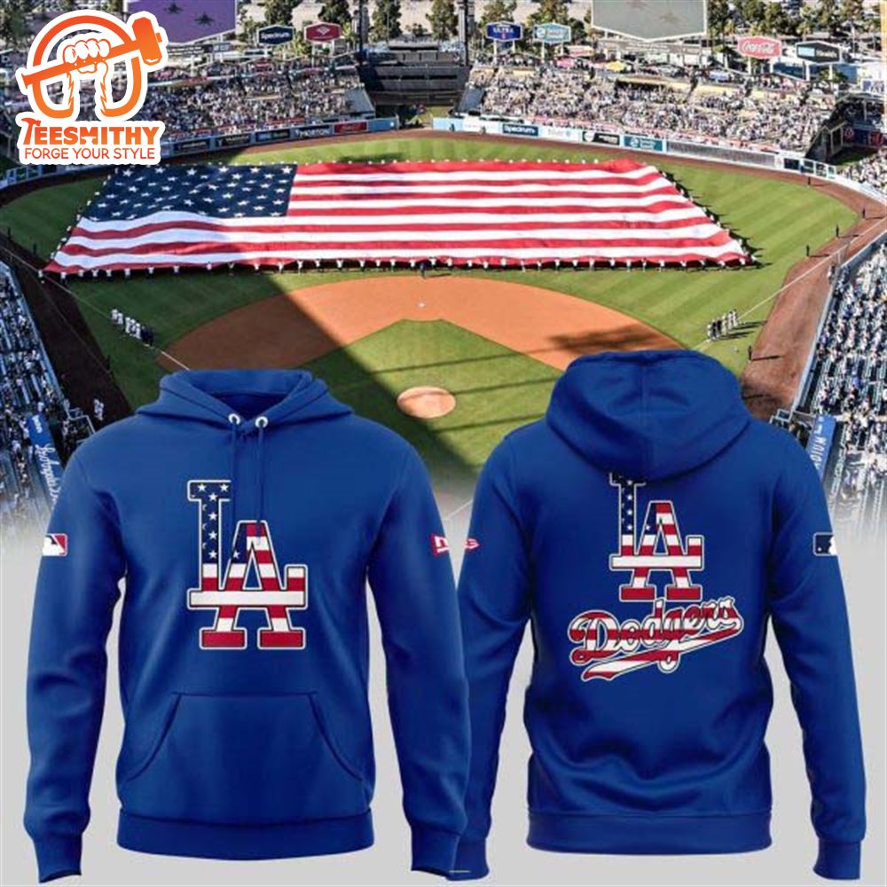 Fourth Of July MLB Los Angeles Dodgers 2024 Hoodie