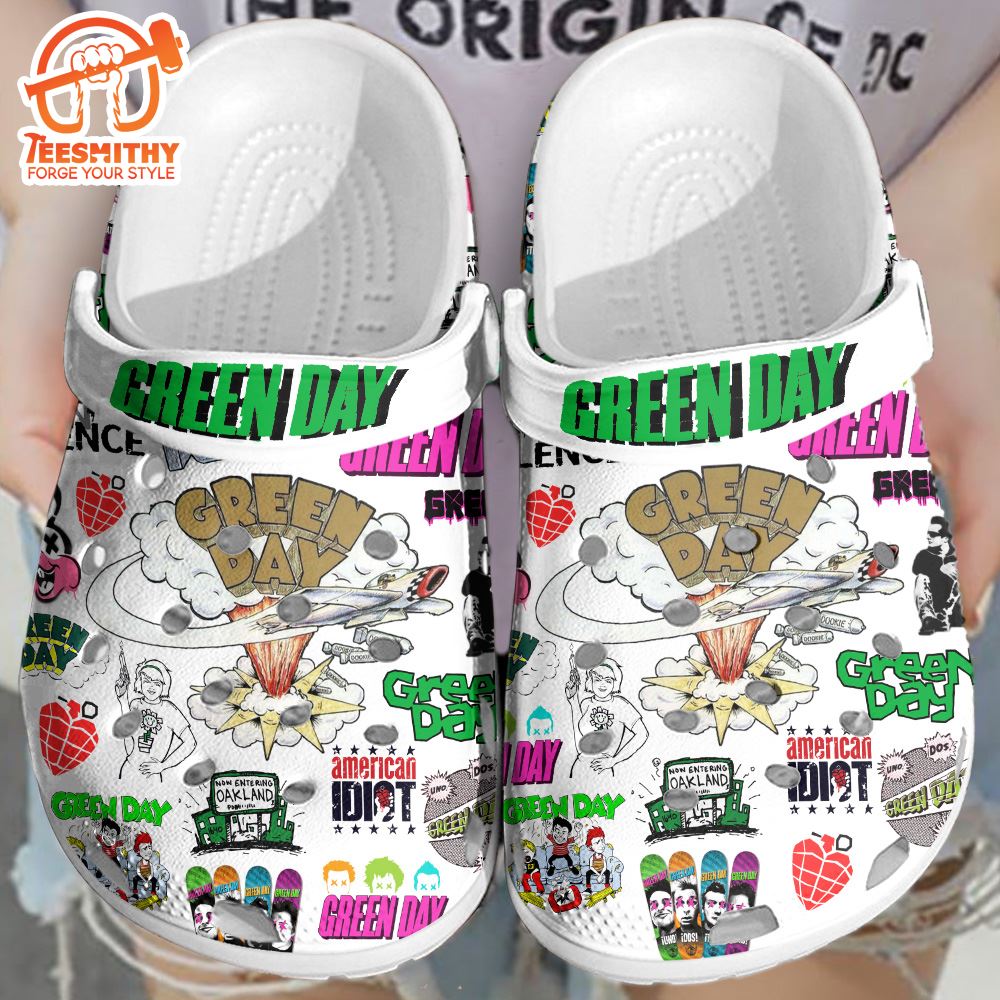 GreenDay Custom Tour Music 2024 Clogs Shoes