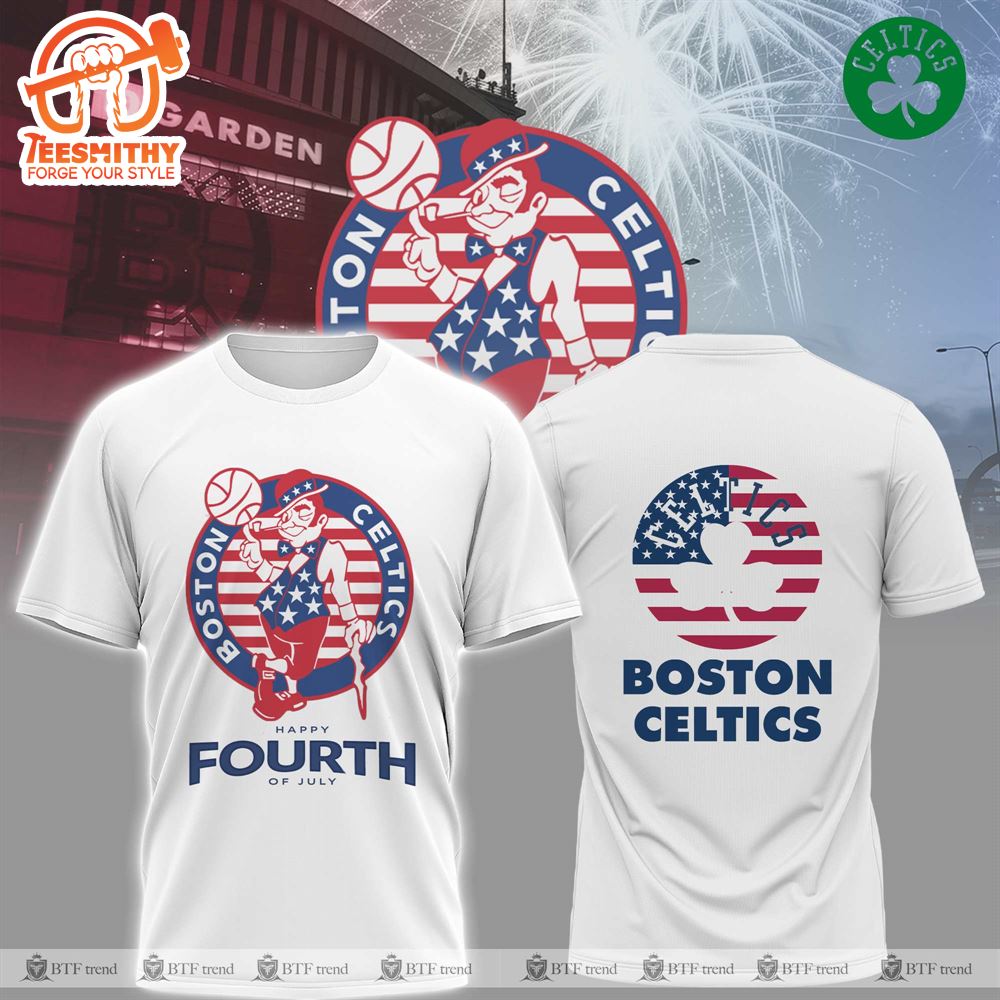 Happy Independence Day – Boston Celtics 2024 NBA Shirt