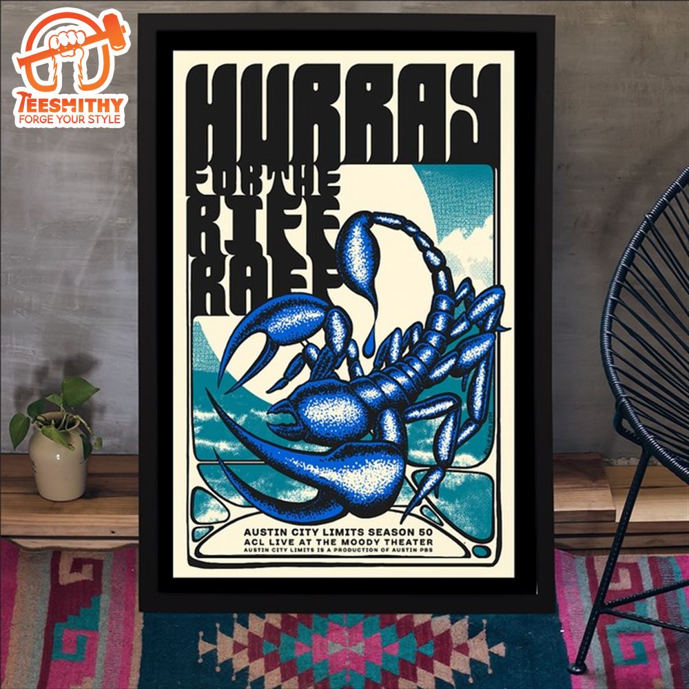 Hurray For The Riff Raff ACL The Moody Theater Austin, TX July 2, 2024 Poster Canvas