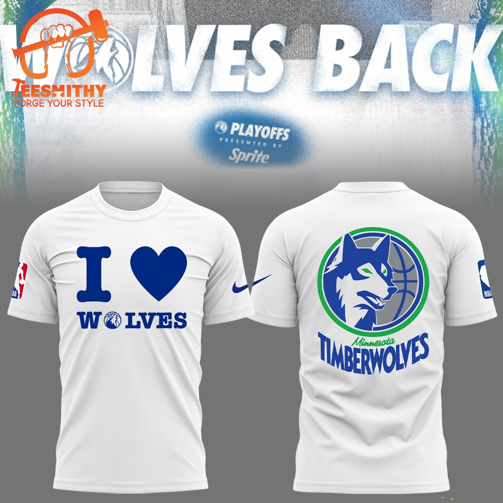 I Lover Minnesota Timberwolves 2024 NBA Playoff T Shirt