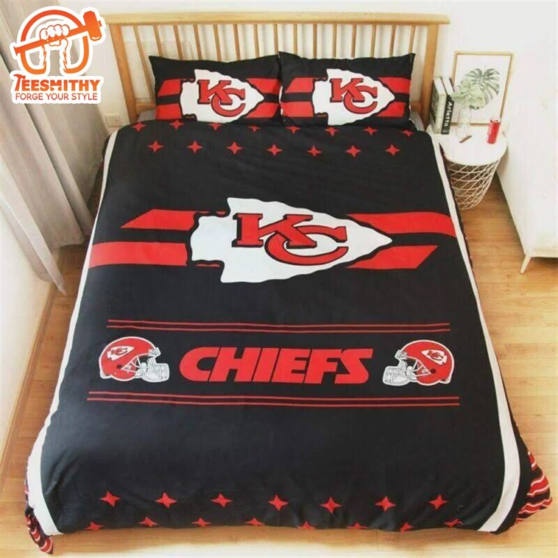Kansas City Chiefs Nfl Football Team Bedding Sets Duvet Cover Pillowcases