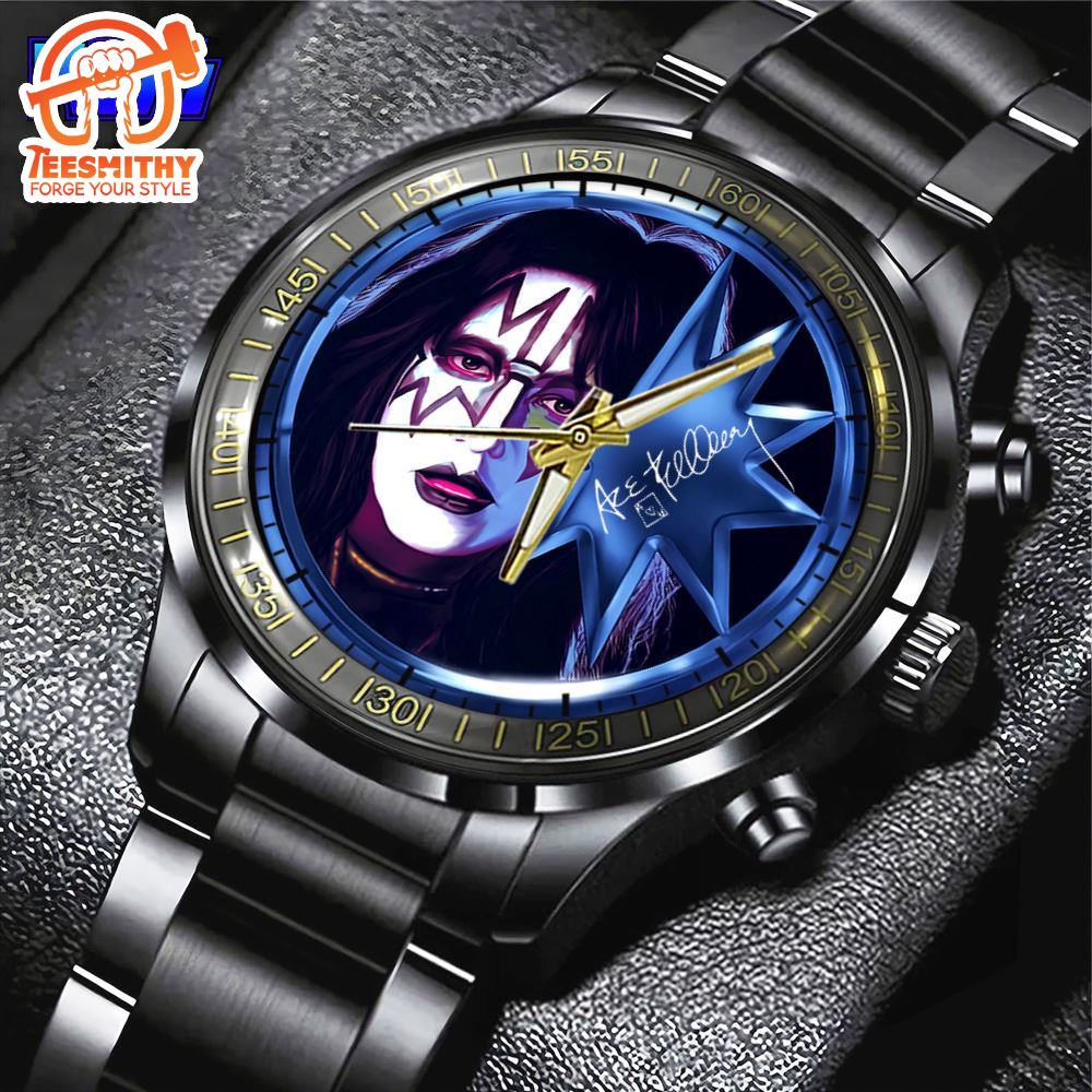 Kiss Band Black Stainless Steel Watch