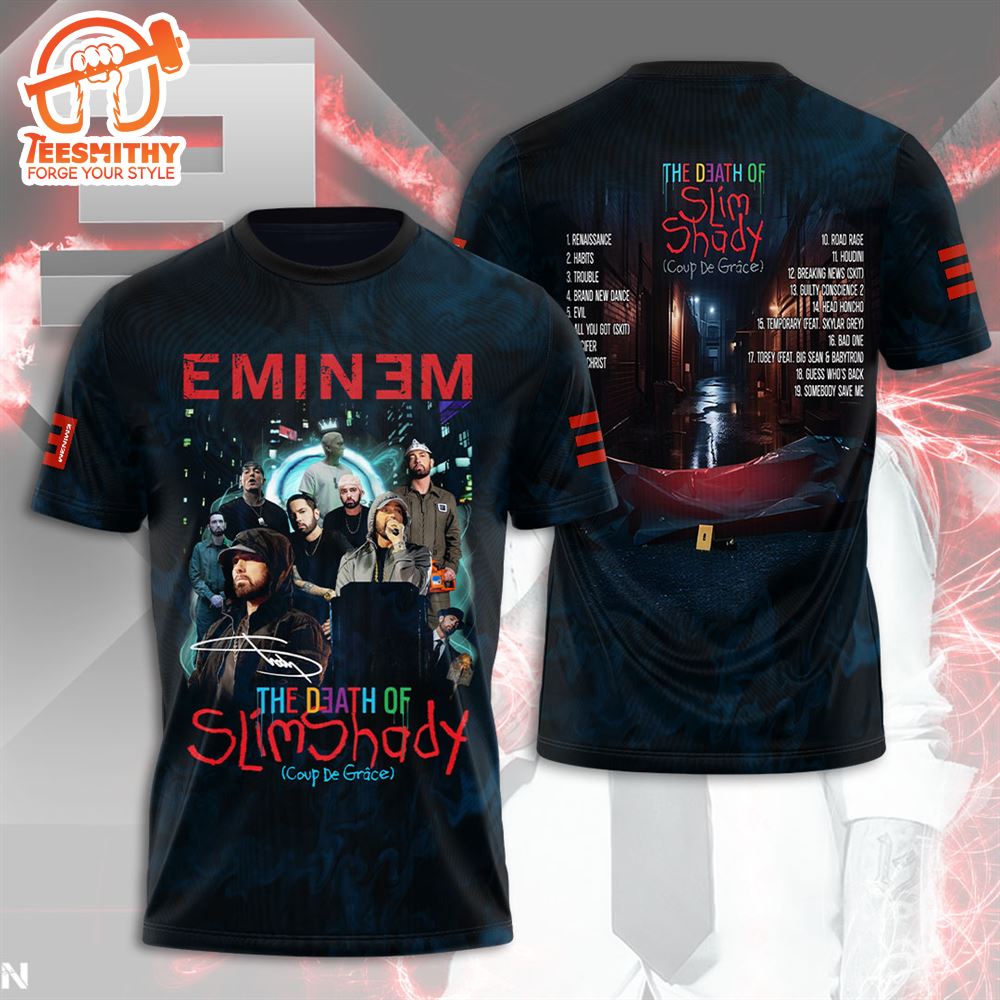 Marshall Mathers Eminem The Death Of Slim Shady Coup De Grace 3D Shirt