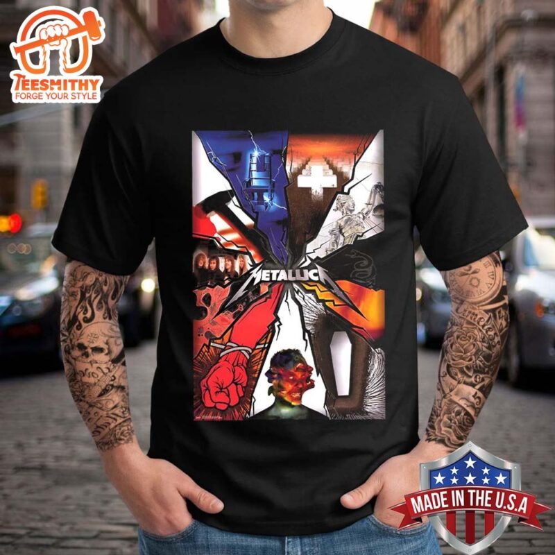 Metallica All Iconic Album Covers Gift For Fans Unisex T-Shirt