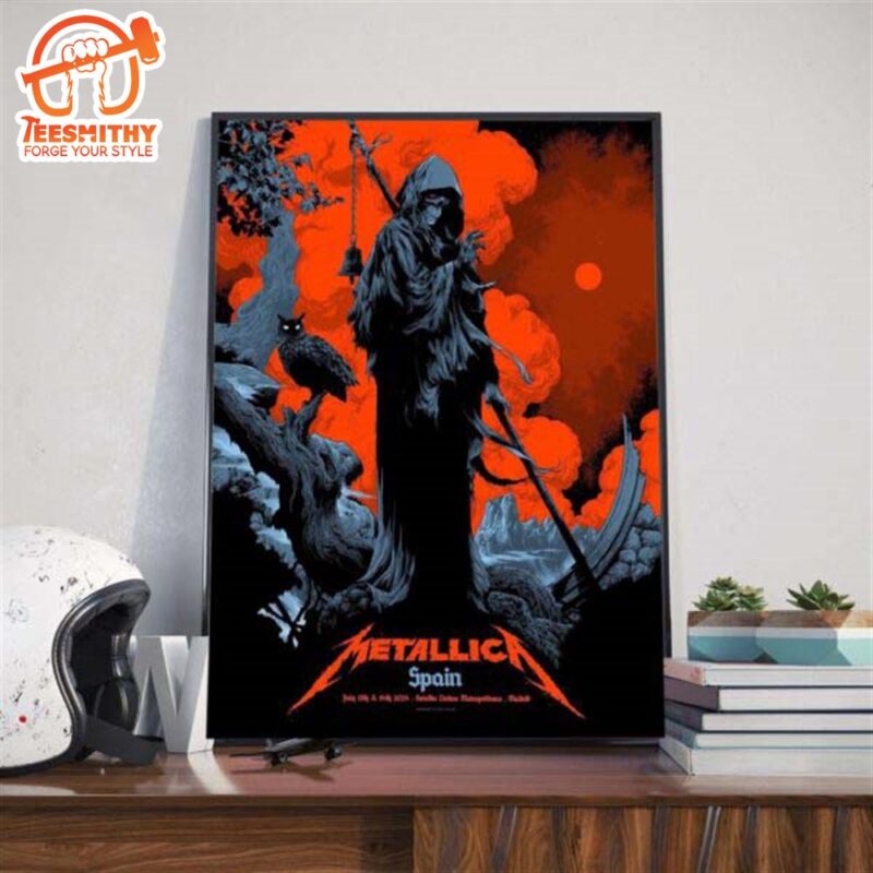 Metallica M72 At Estadio Civitas Metropolitano Madrid On July 12th And 14th 2024 Poster