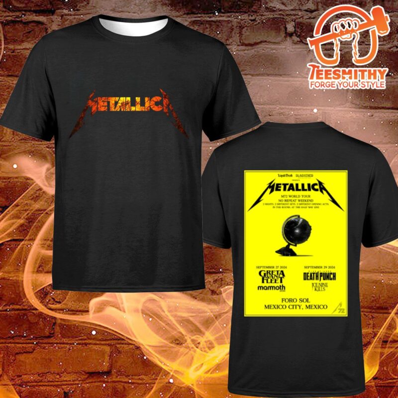 Metallica-M72 World Tour 2023-24 Mexico Unisex T-shirt