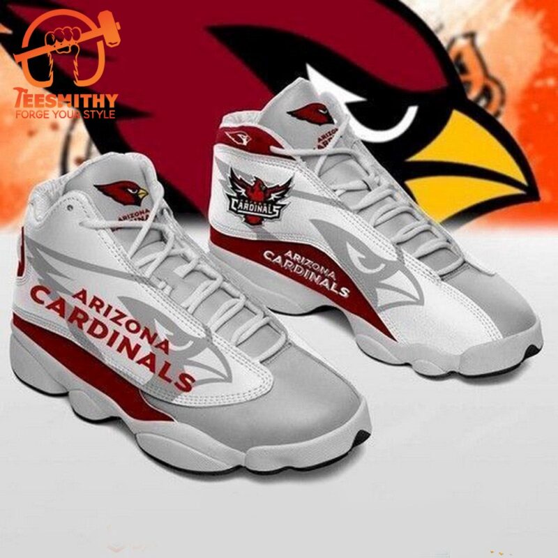 NFL Arizona Cardinals Big Logo Air Jordan 13 Shoes Gift Sport Fans