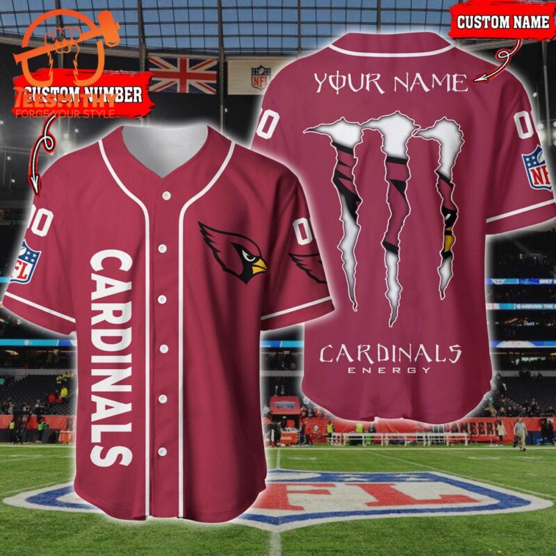 NFL Arizona Cardinals Custom Baseball Jersey Shirt