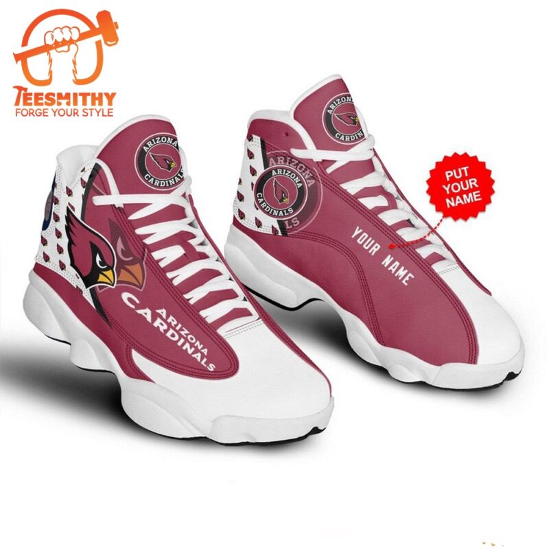 NFL Arizona Cardinals Custom Name Air Jordan 13 Shoes, JD13 Sport Shoes