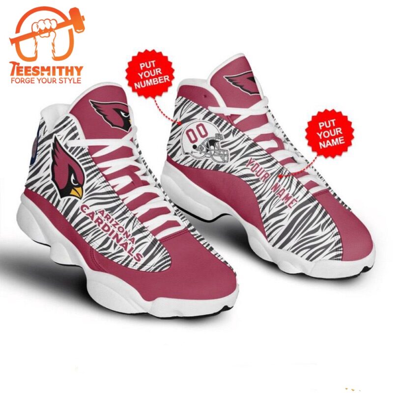NFL Arizona Cardinals Personalized Air Jordan 13 Shoes, JD13 Sport Shoes