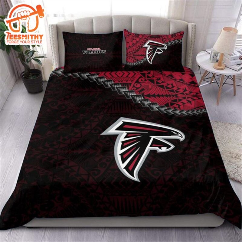 NFL Atlanta Falcons Black Red Bedding Set