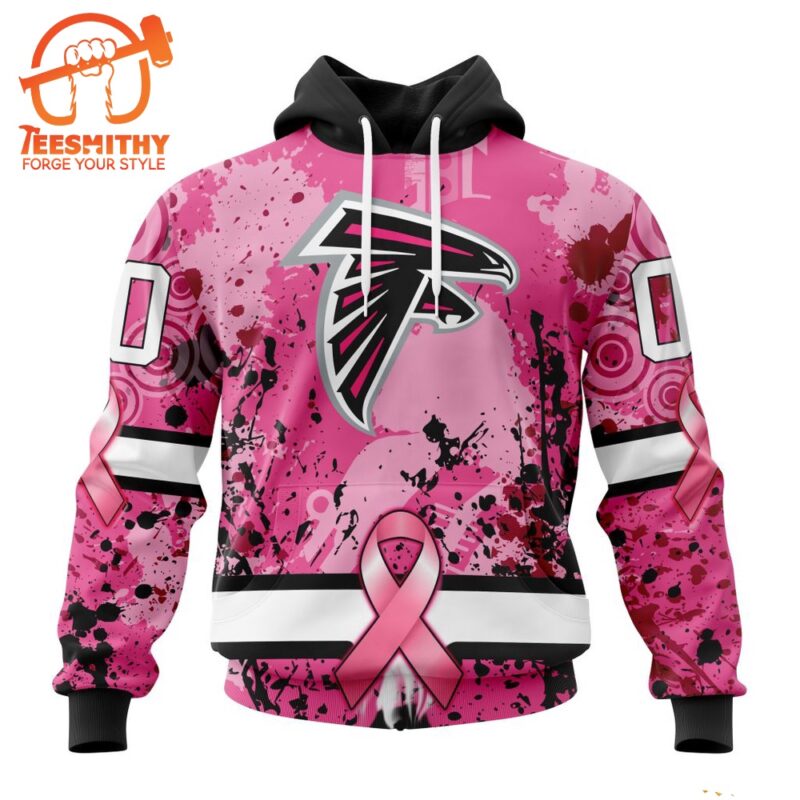 NFL Atlanta Falcons I Pink I Can In October We Wear Pink Breast Cancer Hoodie