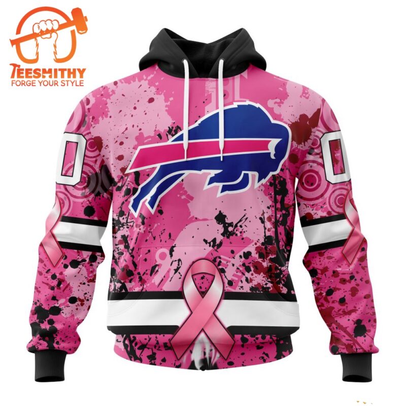 NFL Buffalo Bills I Pink I Can In October We Wear Pink Breast Cancer Hoodie